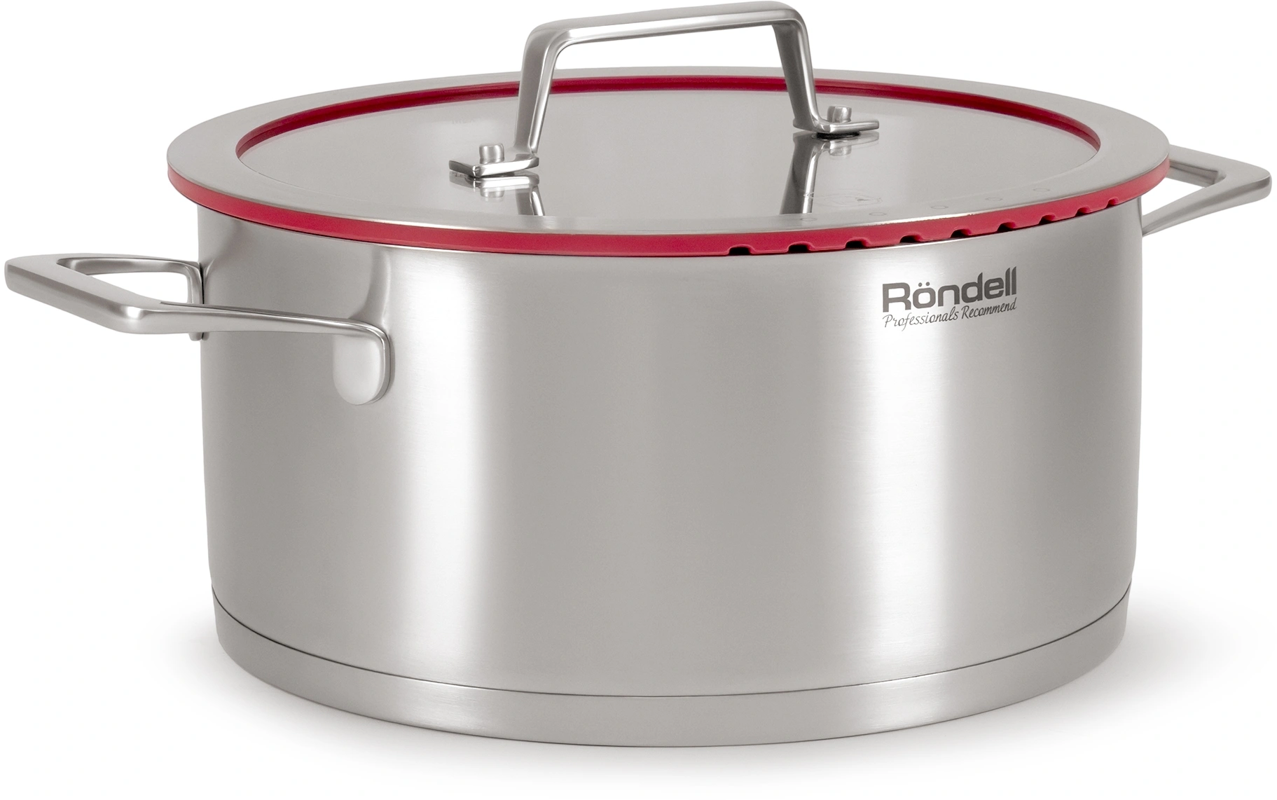 Кастрюля Rondell Verter RDS-2030 4.7л. d=24см (с крышкой) стальной