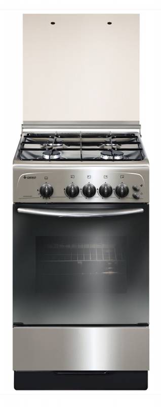 Плита Газовая Gefest ПГ 3200-06 К62 нержавеющая сталь (стеклянная крышка) реш.сталь