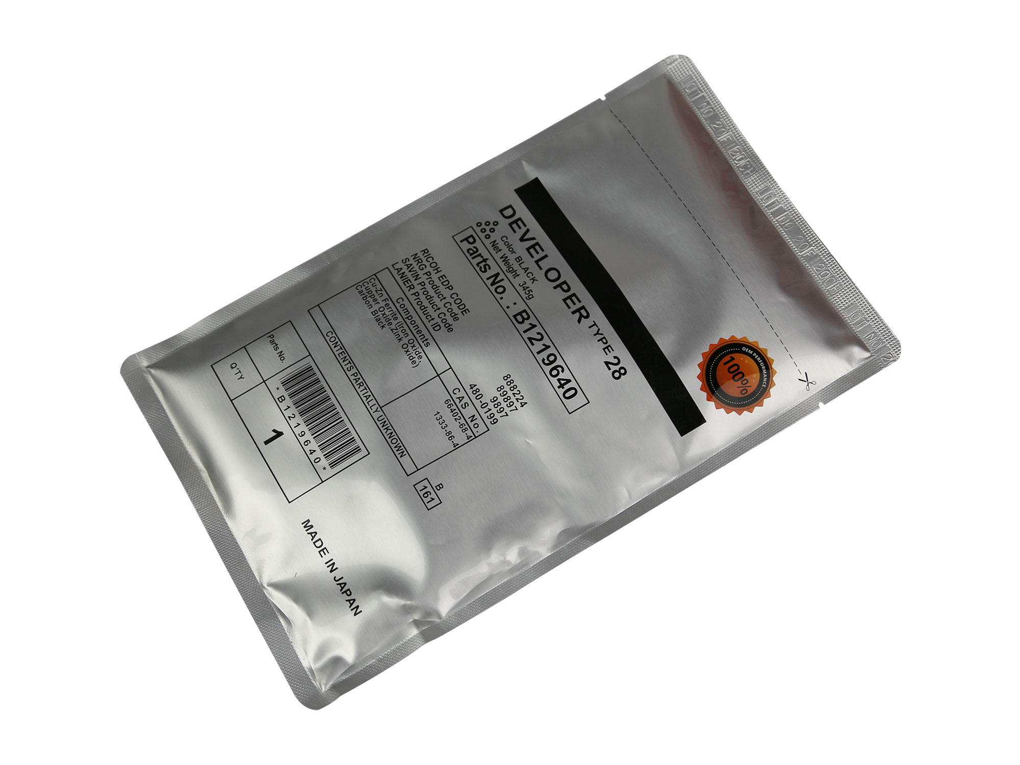 Девелопер Cet CET6794N (B1219645;B1219640) для Ricoh Aficio 1015/2015/1022/2022 MP1500/1600/2000/2001/2501/2500/2510 60000стр.