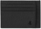 Чехол для кредитных карт Piquadro Black Square PP2762B3R/N черный натур.кожа