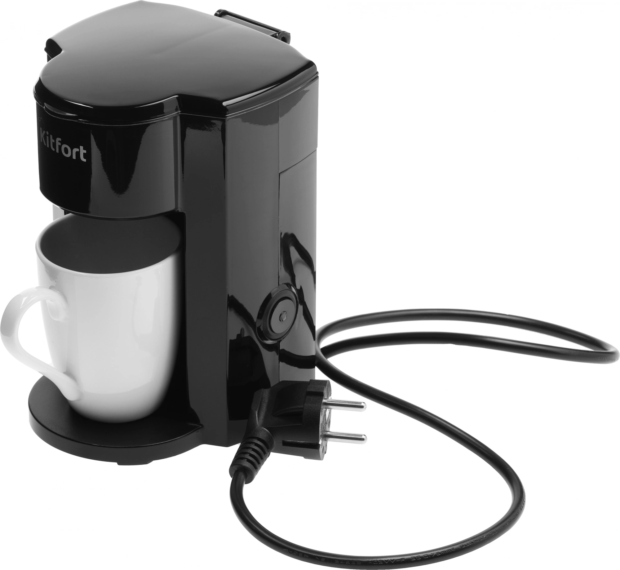 Кофеварка капельная Kitfort KT-763 350Вт черный