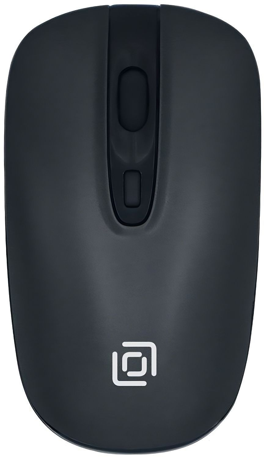 Мышь Оклик 600MW черный оптическая 1600dpi беспров. USB 4but (1487915)