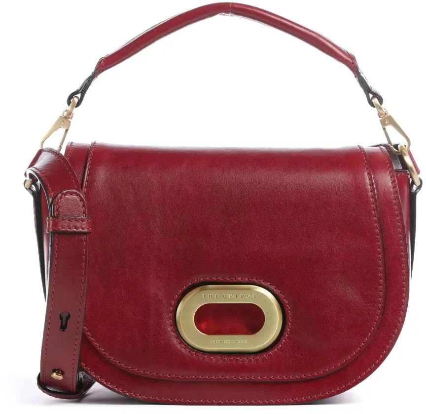 Сумка женская The Bridge Ilaria 04561501/2E красная натур.кожа