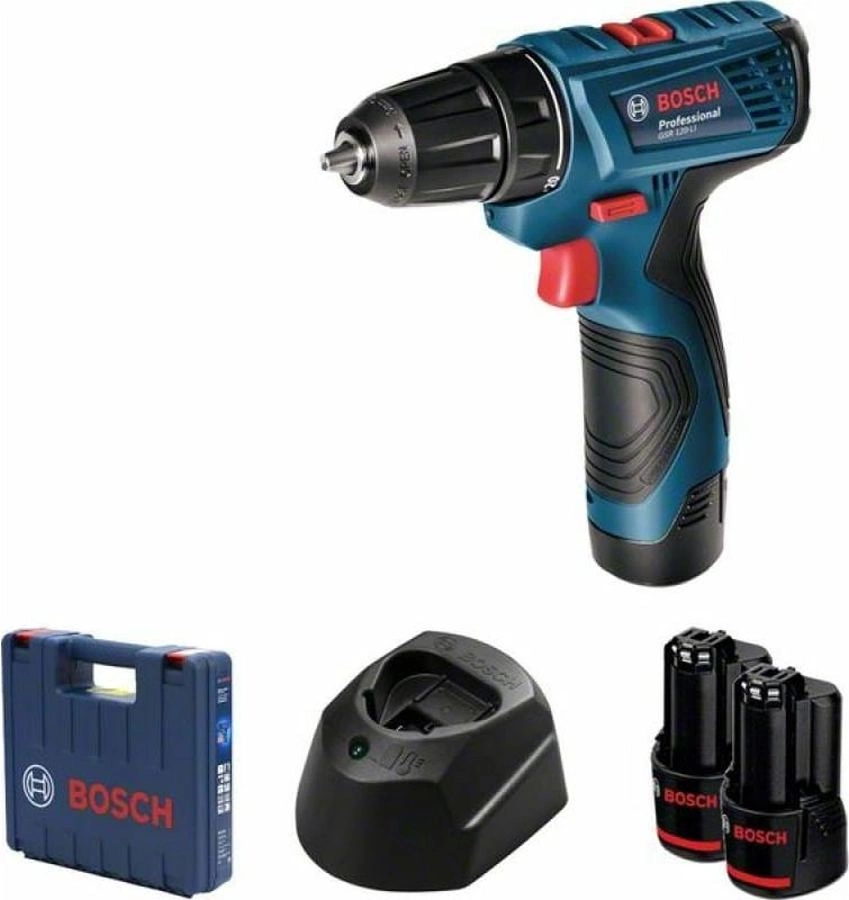 Дрель-шуруповерт Bosch GSR 120- LI аккум. патрон:быстрозажимной (кейс в комплекте) (06019G8020) Дрель-шуруповерт Bosch GSR 120- LI аккум. патрон:быстрозажимной (кейс в комплекте) (06019G8020)