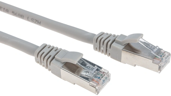 Патч-корд Rexant 02-0110-2 F/UTP RJ-45 вил.-вилка RJ-45 кат.5E 2м серый LSZH