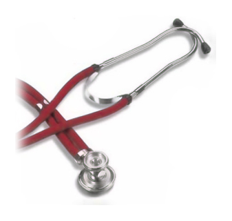 Стетоскоп механический B.Well WS-3 голов.:двухсторонняя красный