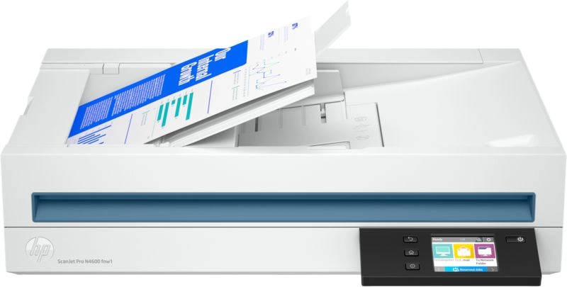 Сканер планшетный HP ScanJet Pro N4600 fnw1 (20G07A) A4 белый