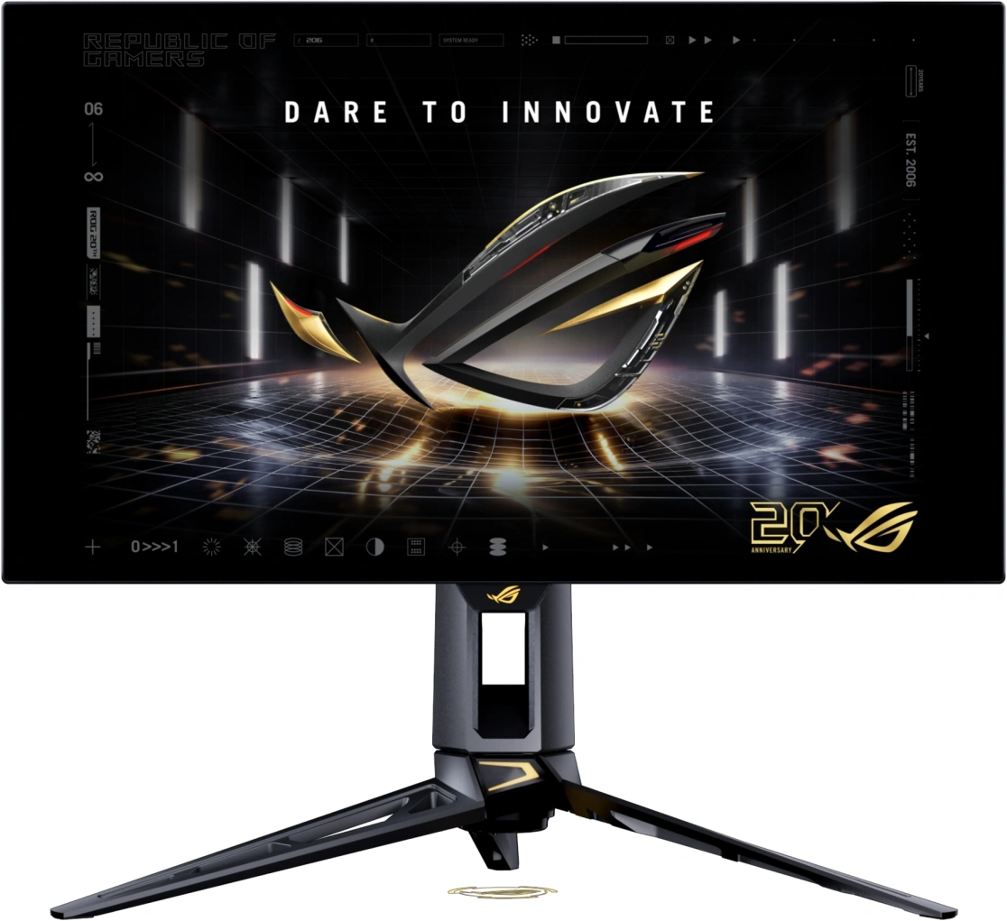 Монитор Asus 26.5" ROG Swift PG27AQWP-G черный WOLED LED 16:9 HDMI глянцевая HAS Piv 1500000:1 1500cd 178гр/178гр 2560x1440 540Hz DP 2K USB 7.04кг
