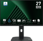 Монитор MSI 27" Pro MP275QPG черный IPS LED 16:9 HDMI M/M матовая HAS Piv 1300:1 300cd 178гр/178гр 2560x1440 100Hz DP Quad 2K (1440p) 6.26кг