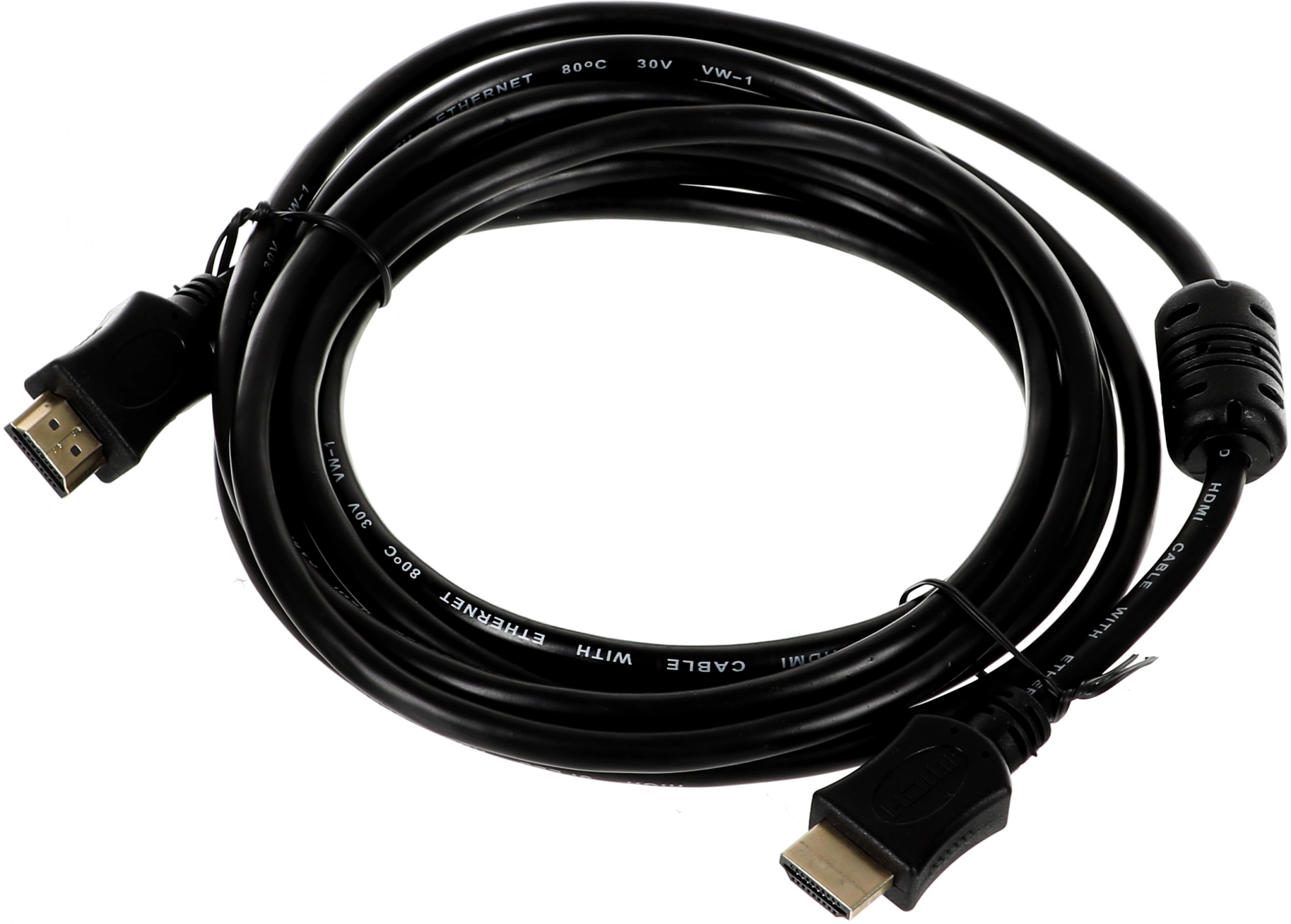 Кабель аудио-видео Premier 5-813 HDMI (m)/HDMI (m) 3м. феррит.кольца позолоч.конт. черный (5-813 3.0)