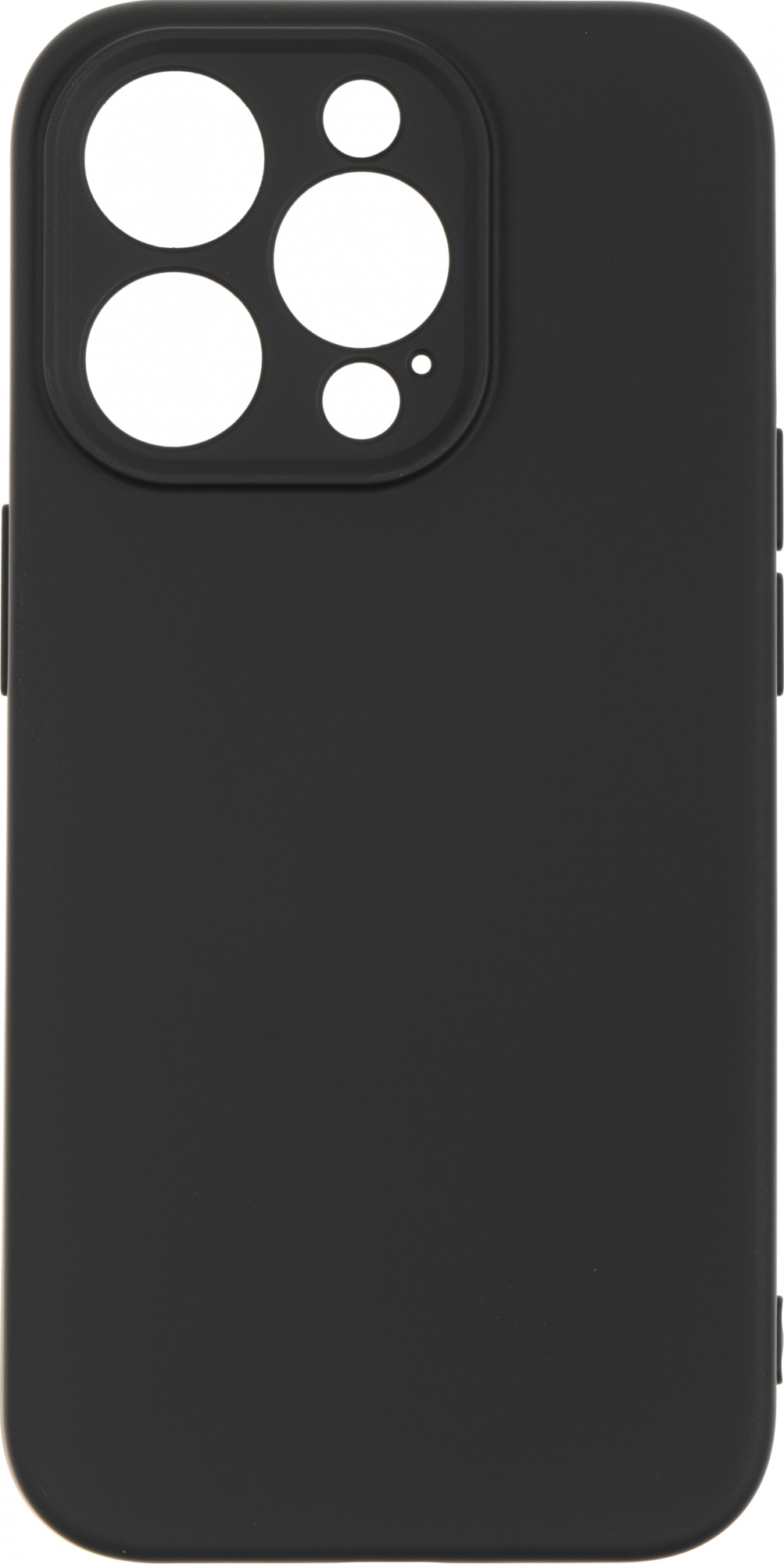 Чехол (клип-кейс) BoraSCO для Apple iPhone 15 Pro Microfiber Case черный (72429)