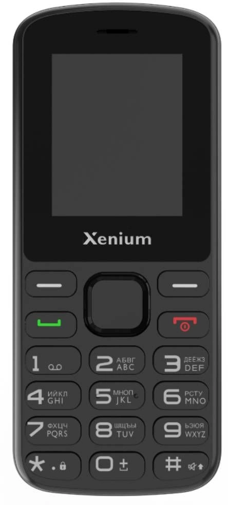 Мобильный телефон Xenium X170 черный моноблок 2Sim 1.77" 128x160 Nucleus GSM900/1800 MP3 FM microSD max32Gb