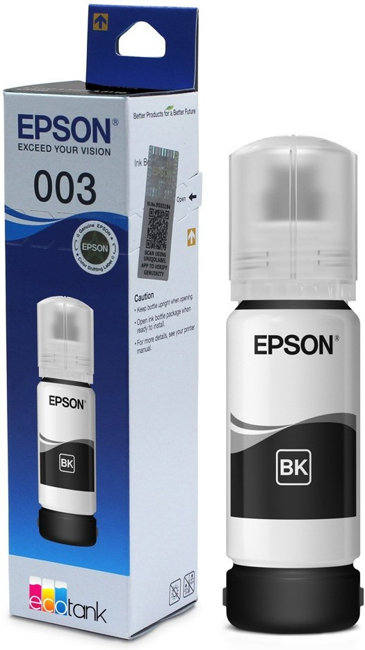 Чернила Epson 003 C13T00V198 черный 65мл для Epson L3210/L3216/L3218