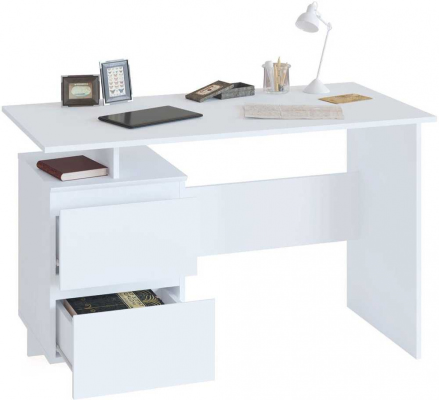 Стол для компьютера Сокол СПм-19 столешница ЛДСП белый (СПМ19Б)