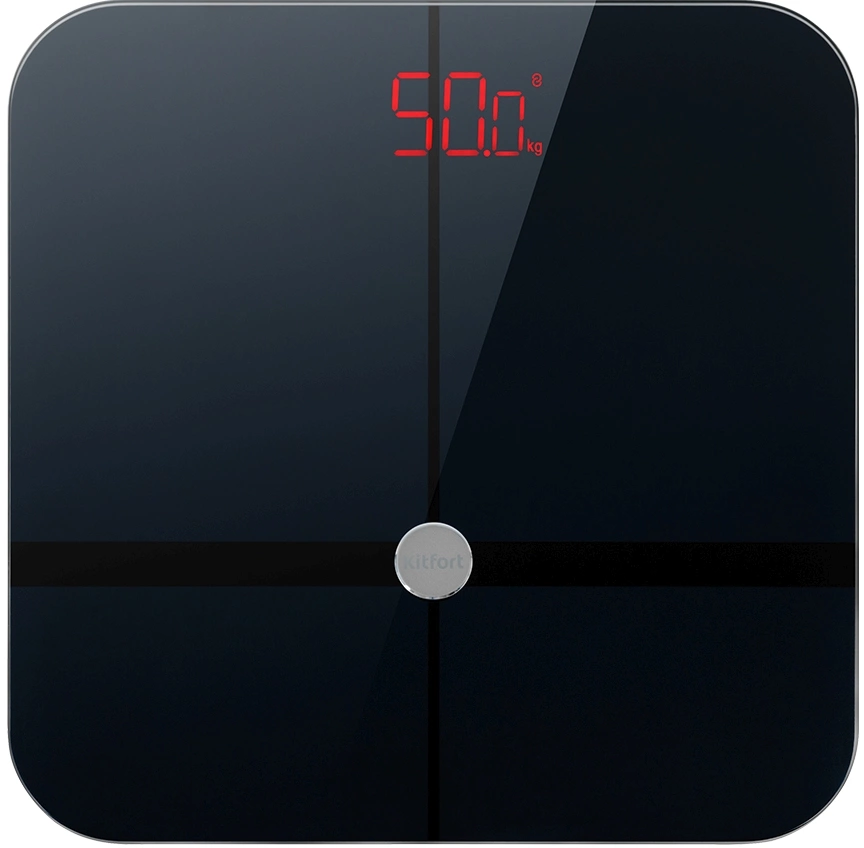 Весы напольные электронные Kitfort КТ-807 макс.180кг черный