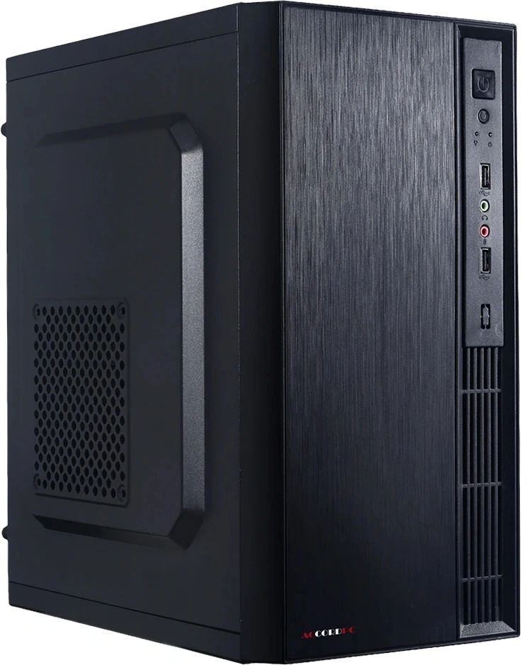 Корпус Accord Entry ACC-241 черный без БП mATX 2xUSB2.0 audio