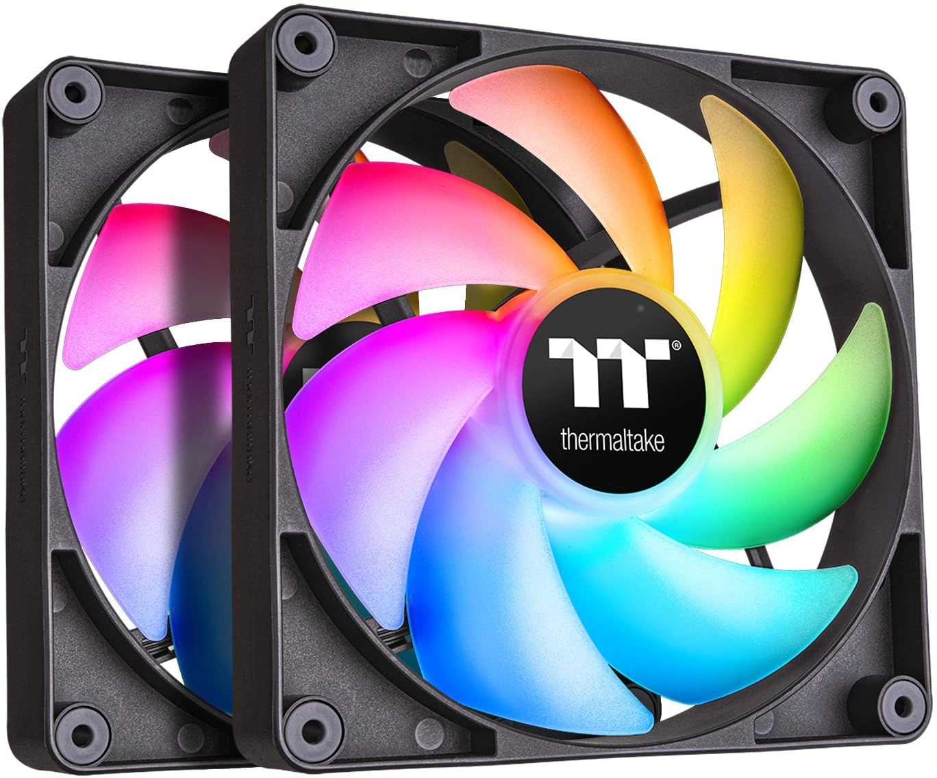 Вентилятор для корпуса Thermaltake CT140 ARGB 140х140x25 черный 4-pin 30.5дБ (упак.:2шт) (CL-F150-PL14SW-A) Ret Вентилятор для корпуса Thermaltake CT140 ARGB 140х140x25 черный 4-pin 30.5дБ (упак.:2шт) (CL-F150-PL14SW-A) Ret