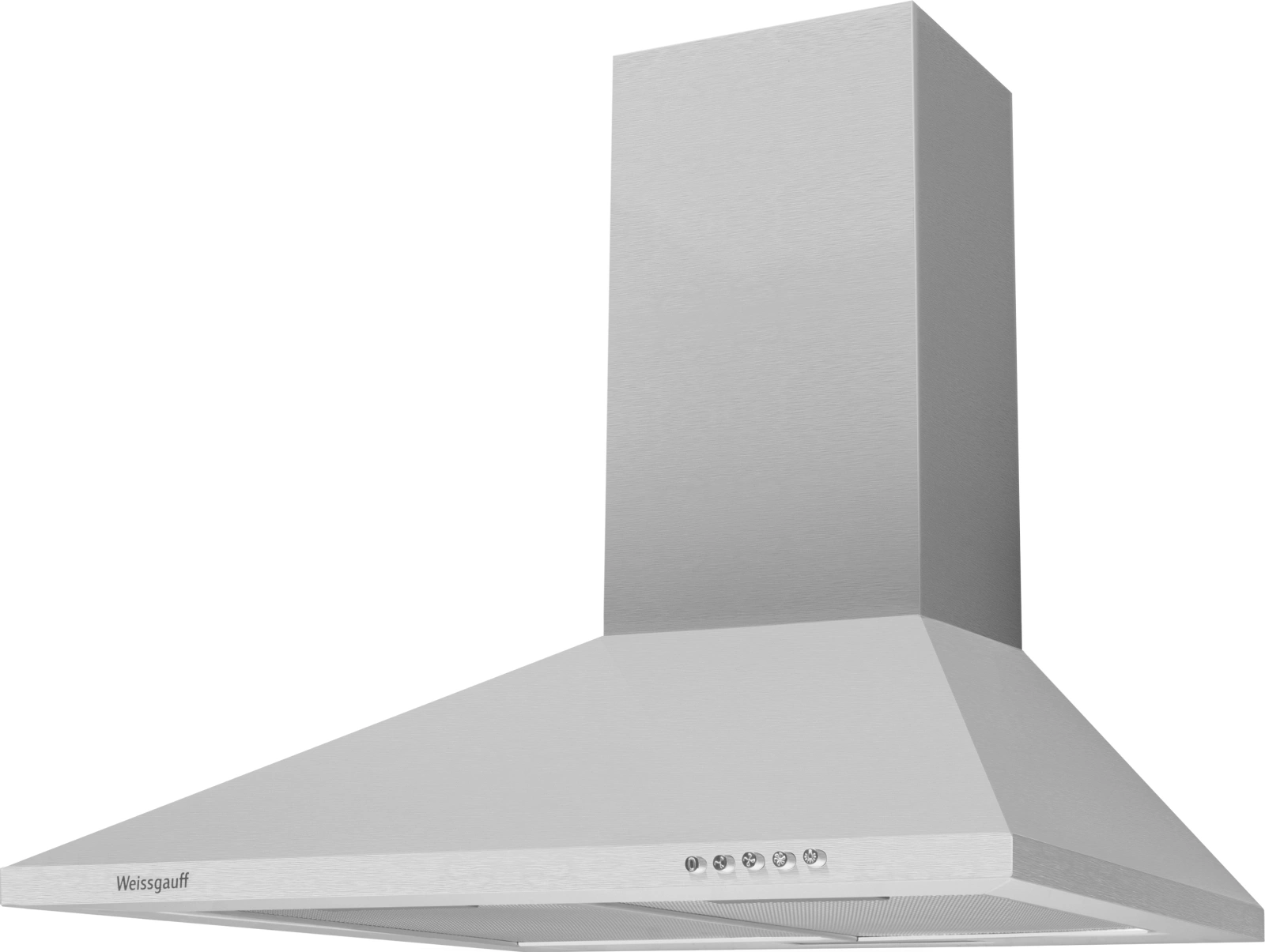 Вытяжка каминная Weissgauff Zosma 60 PB IX нержавеющая сталь управление: кнопочное (1 мотор)