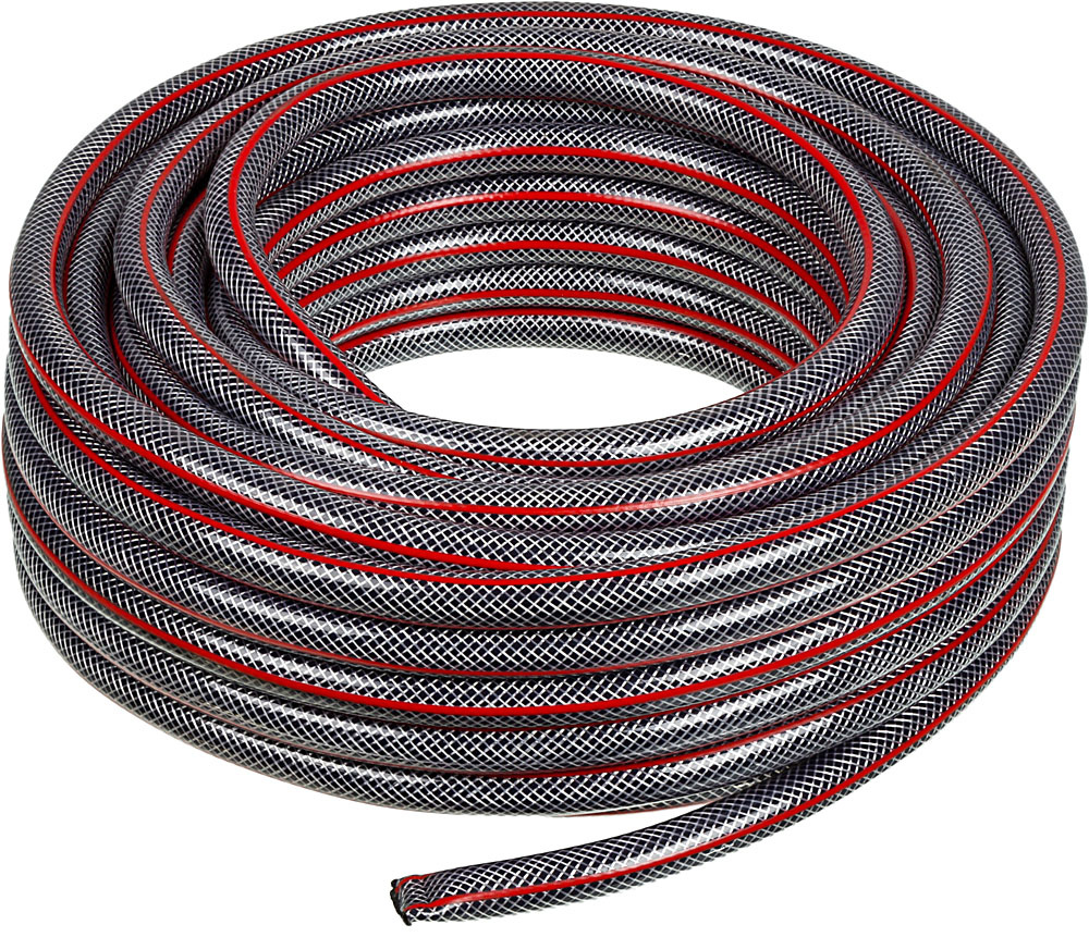 Шланг Вихрь 73/7/2/10 1/2" 25м поливочный армированный черный/красный