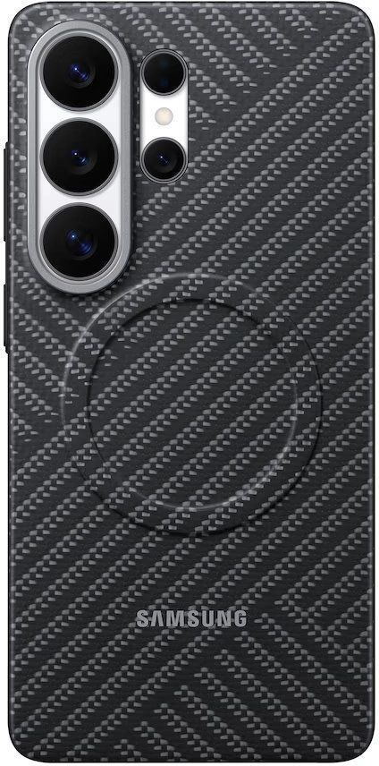 Чехол (клип-кейс) Samsung для Samsung Galaxy S26 Ultra Carbon Magnet Case with MagSafe серый (EF-KS948SSEGRU)