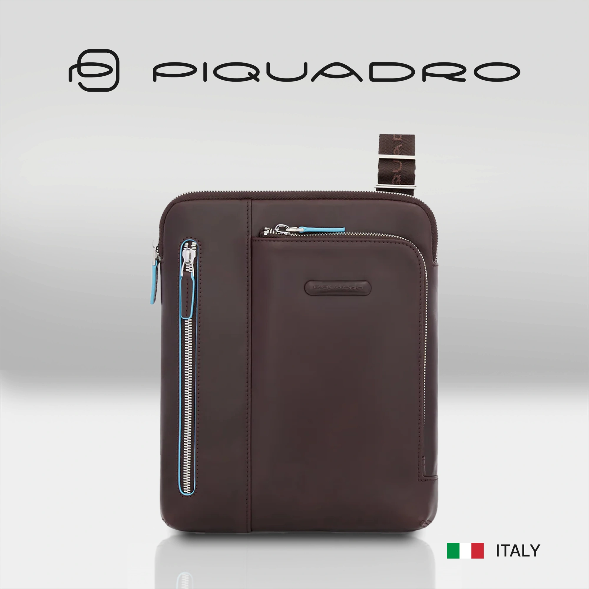 Сумка Piquadro Blue Square CA1816B2/MO коричневая натур.кожа