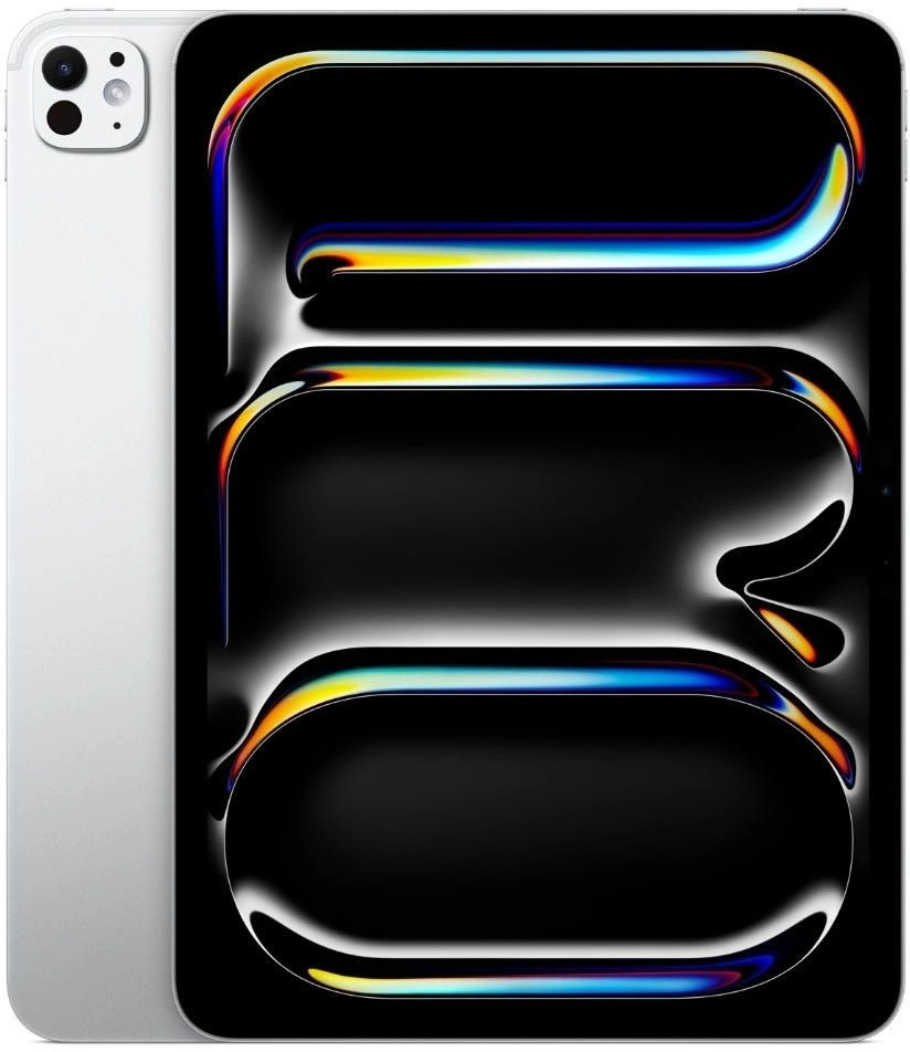 Планшет Apple iPad Pro 2025 A3357 M5 9C RAM12Gb ROM512Gb 11" OLED 2420x1668 iOS серебристый 12Mpix 12Mpix BT WiFi 10hr