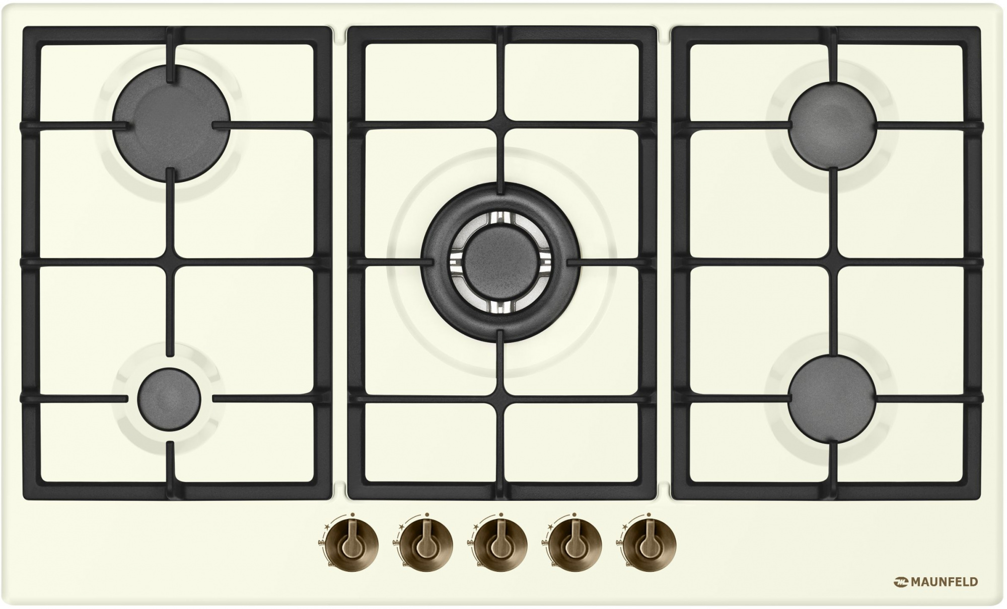 Газовая варочная поверхность Maunfeld EGHE.95.33CBG.RG бежевый