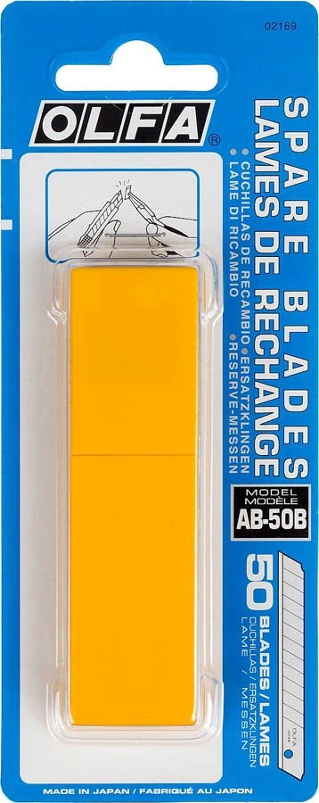 Лезвие Olfa OL-AB-50B 9мм лезв.50шт