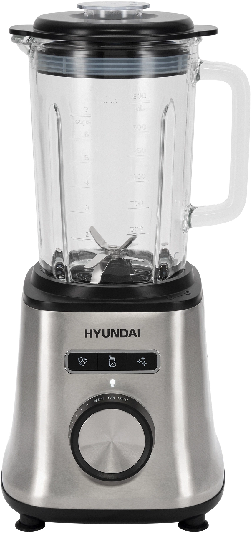 Блендер стационарный Hyundai HYB-S4921 1500Вт серебристый/черный