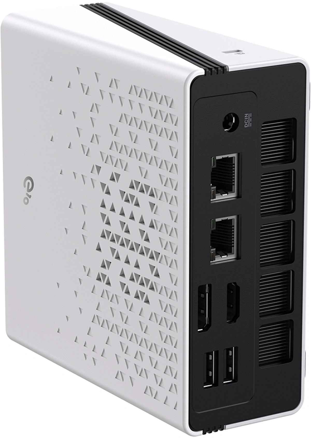 Неттоп Acer Gadget E10 ERBox Ryzen 7 6800H (3.2) 16Gb SSD512Gb 680M Windows 11 Pro 2xGbitEth WiFi BT 120W черный/белый