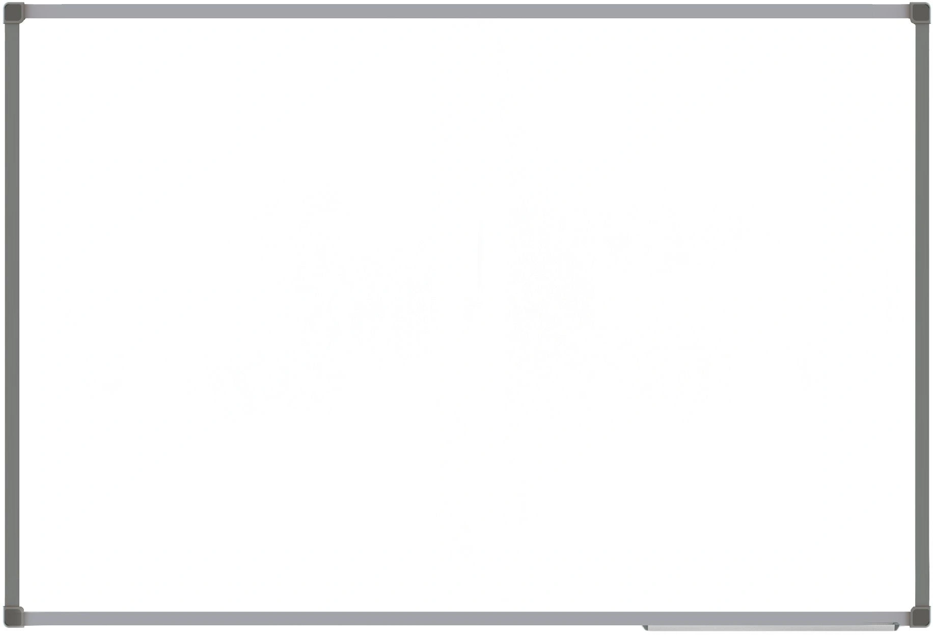 Доска магнитно-маркерная Silwerhof NP лак белый 100х150см алюминиевая рама лоток для аксессуаров