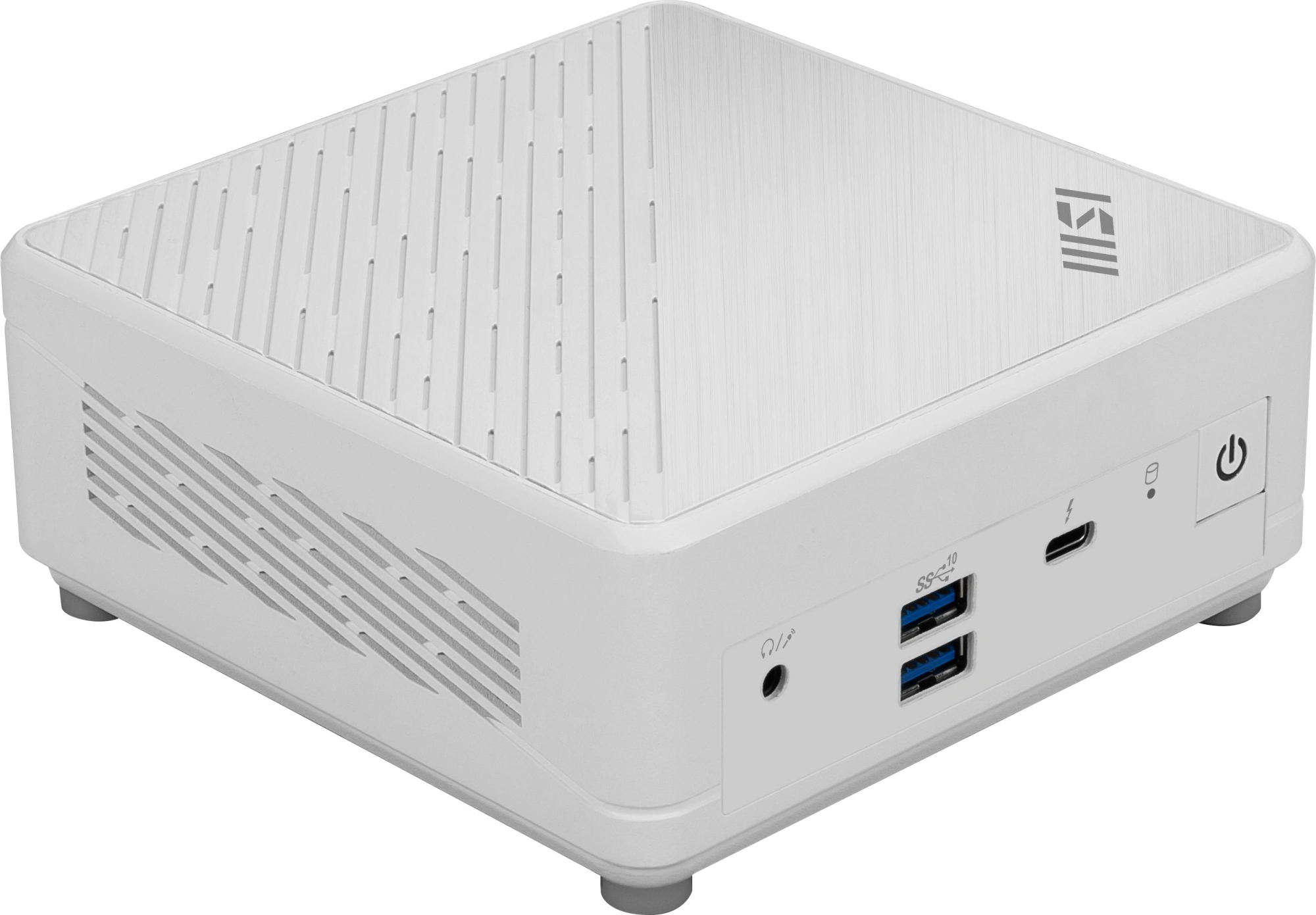 Неттоп MSI Cubi 5 1M-465BRU Core 3 100U (1.2) Graphics без ОС 2.5xGbitEth+1xGbitEth WiFi BT 65W белый (936-B0A822-465)