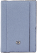 Обложка для паспорта женский Piquadro Circle PP6340W92R/AZ3 голубой натур.кожа