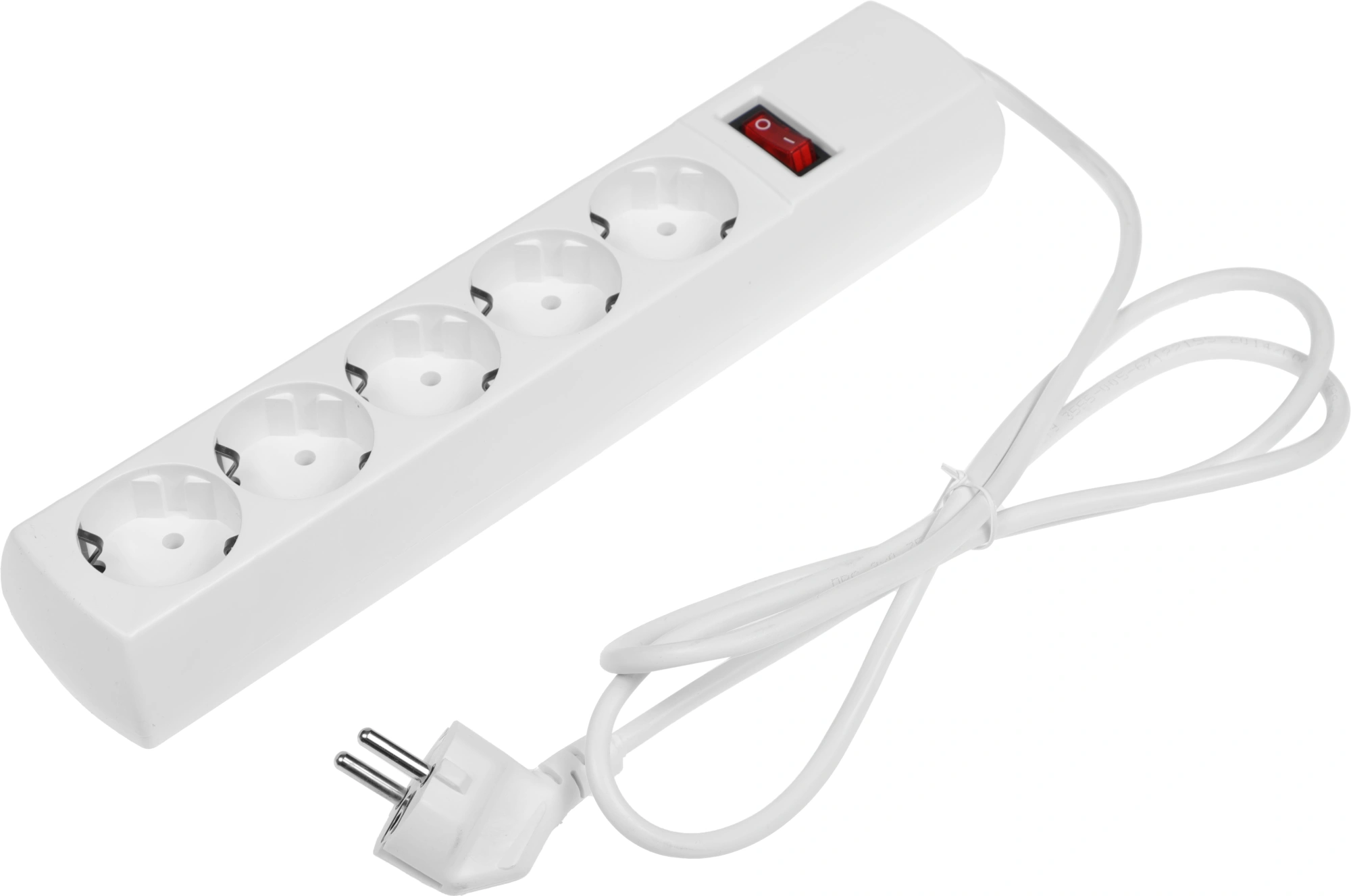 Сетевой фильтр Юнивольт 00-00000389 1.5м (5 розеток) белый (коробка)