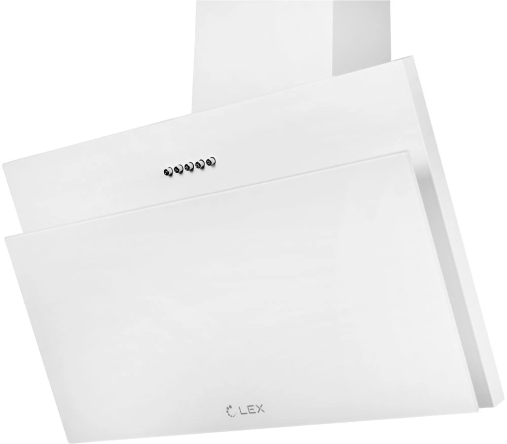 Вытяжка каминная Lex Luka 500 белый управление: кнопочное (1 мотор)