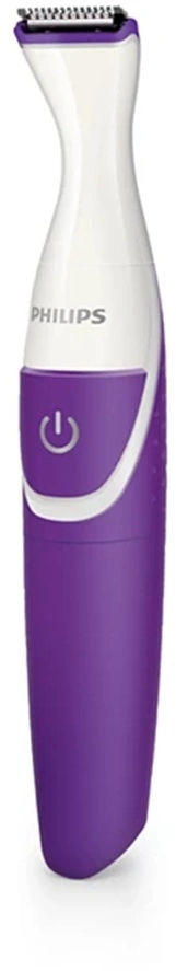 Триммер Philips Essential BRT383/15 белый/фиолетовый (насадок в компл:4шт)