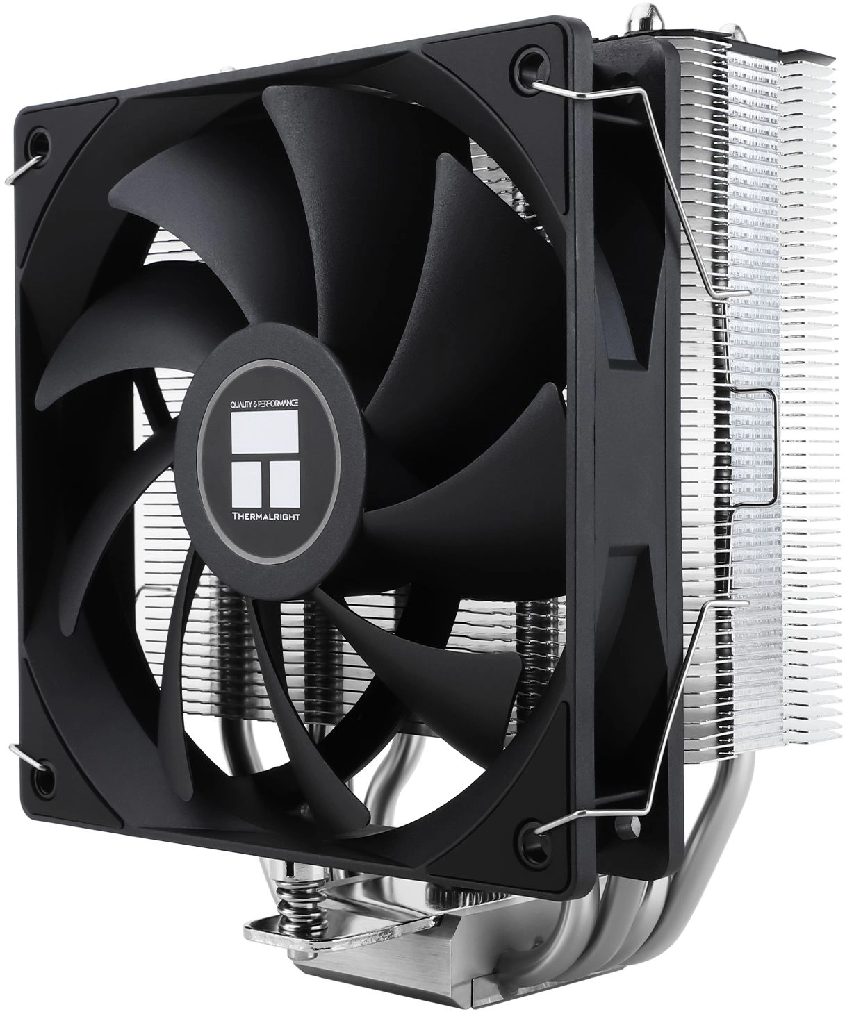 Устройство охлаждения(кулер) Thermalright Assassin X 120 v2 Soc-AM5/AM4/1200/1700/1851 черный 4-pin 25.6dB Al+Cu 700gr Ret (AX120-V2)