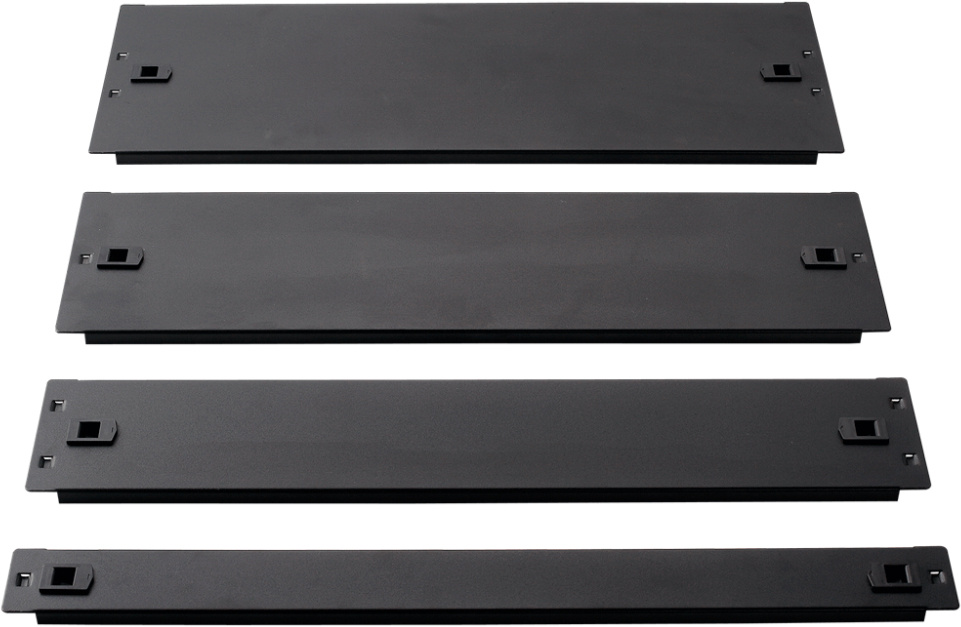 Фальш-панель Lanmaster LAN-DC-TLMFP-1U выс.45мм 1U черный