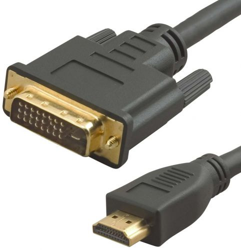 Кабель аудио-видео Lazso WH-141 HDMI (m)/DVI-D(m) 20м. позолоч.конт. черный (WH-141(20M))