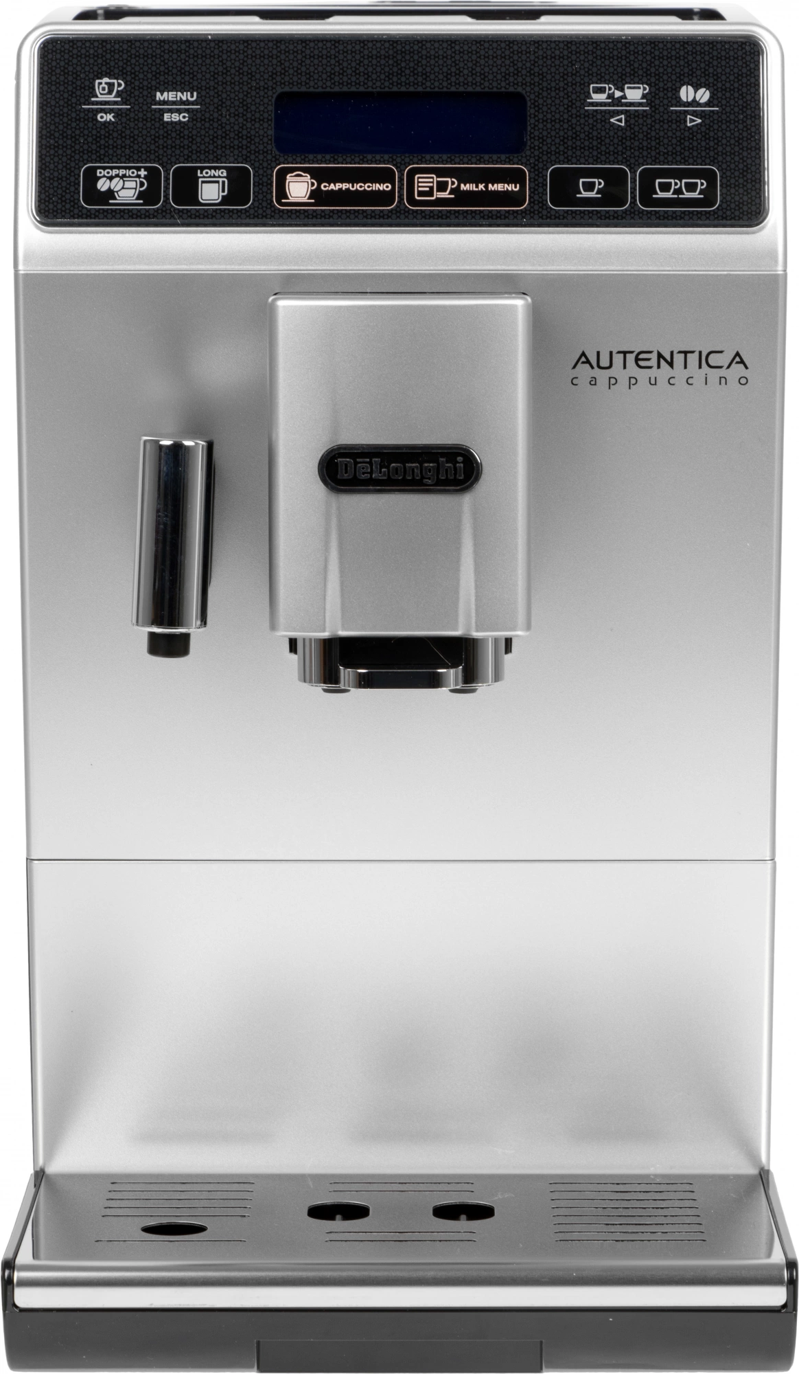 Кофемашина Delonghi Autentica ETAM29.660.SB 1450Вт серебристый/черный
