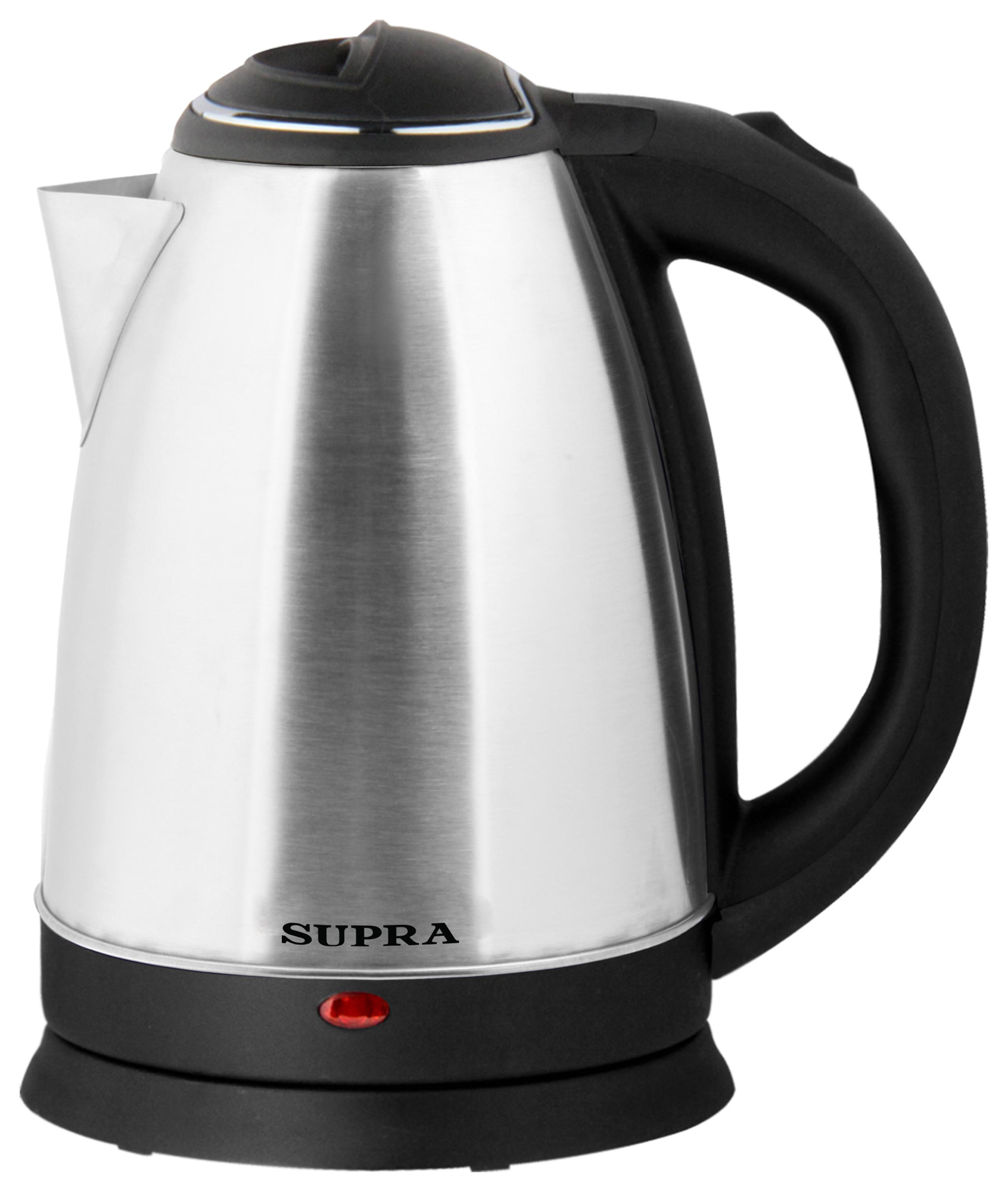 Чайник электрический Supra KES-1596 1.5л. 1500Вт нержавеющая сталь/черный корпус: металл/пластик