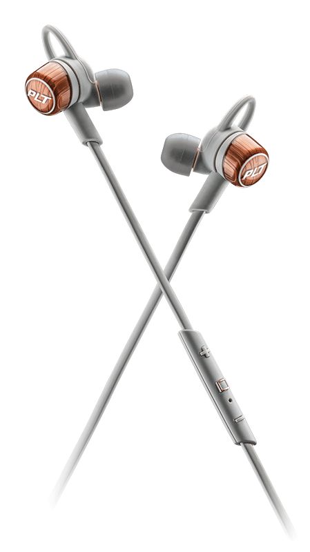 Гарнитура вкладыши Plantronics BackBeat Go 3 белый/оранжевый беспроводные bluetooth шейный обод (204351-05)