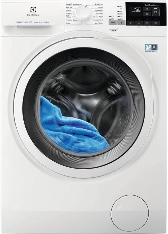 Стиральная машина Electrolux EW7WP447W пан.англ. класс: A загр.фронтальная макс.:7кг (с сушкой) белый инвертер