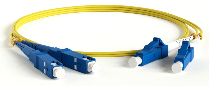 Патч-корд Hyperline FC-D2-9-LC/UR-SC/UR-H-2M-LSZH-YL 2x9/125 OS1/OS2 LC дуплекс-SC дуплекс 2м LSZH желтый