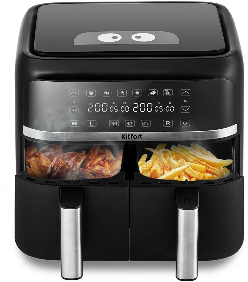 Аэрогриль Kitfort КТ-2248 7.6л 2850Вт черный
