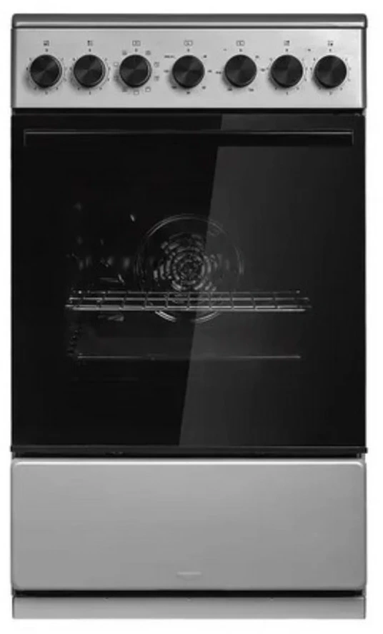 Плита Электрическая Midea MFO-M4E20T9E(SL) серебристый/черный стеклокерамика (без крышки)