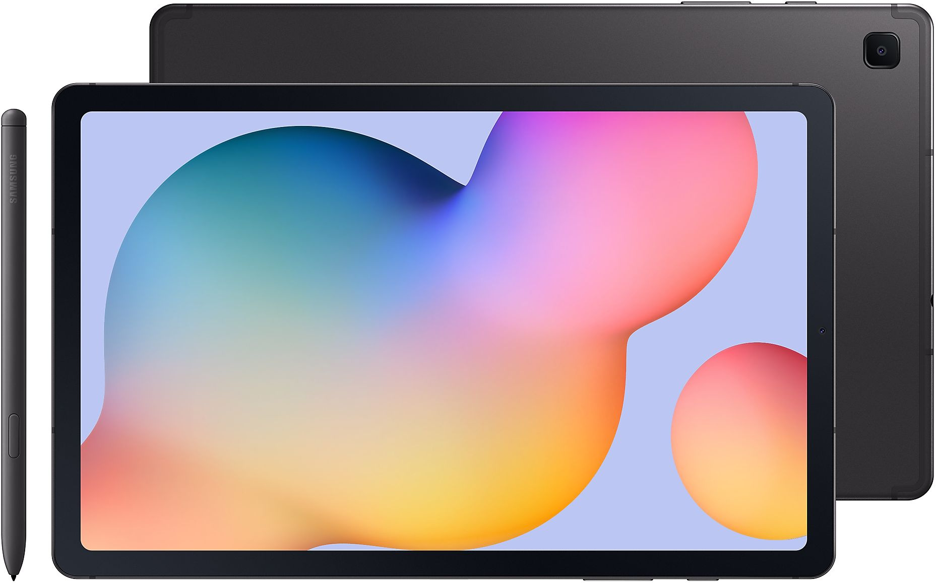 Планшет Samsung Galaxy Tab S6 Lite SM-P625 1280 (2.4) 8C RAM4Gb ROM128Gb 10.4" TFT 2000x1200 LTE 1Sim Android 14 серый 8Mpix 5Mpix BT GPS WiFi Touch microSD 1Tb 7040mAh