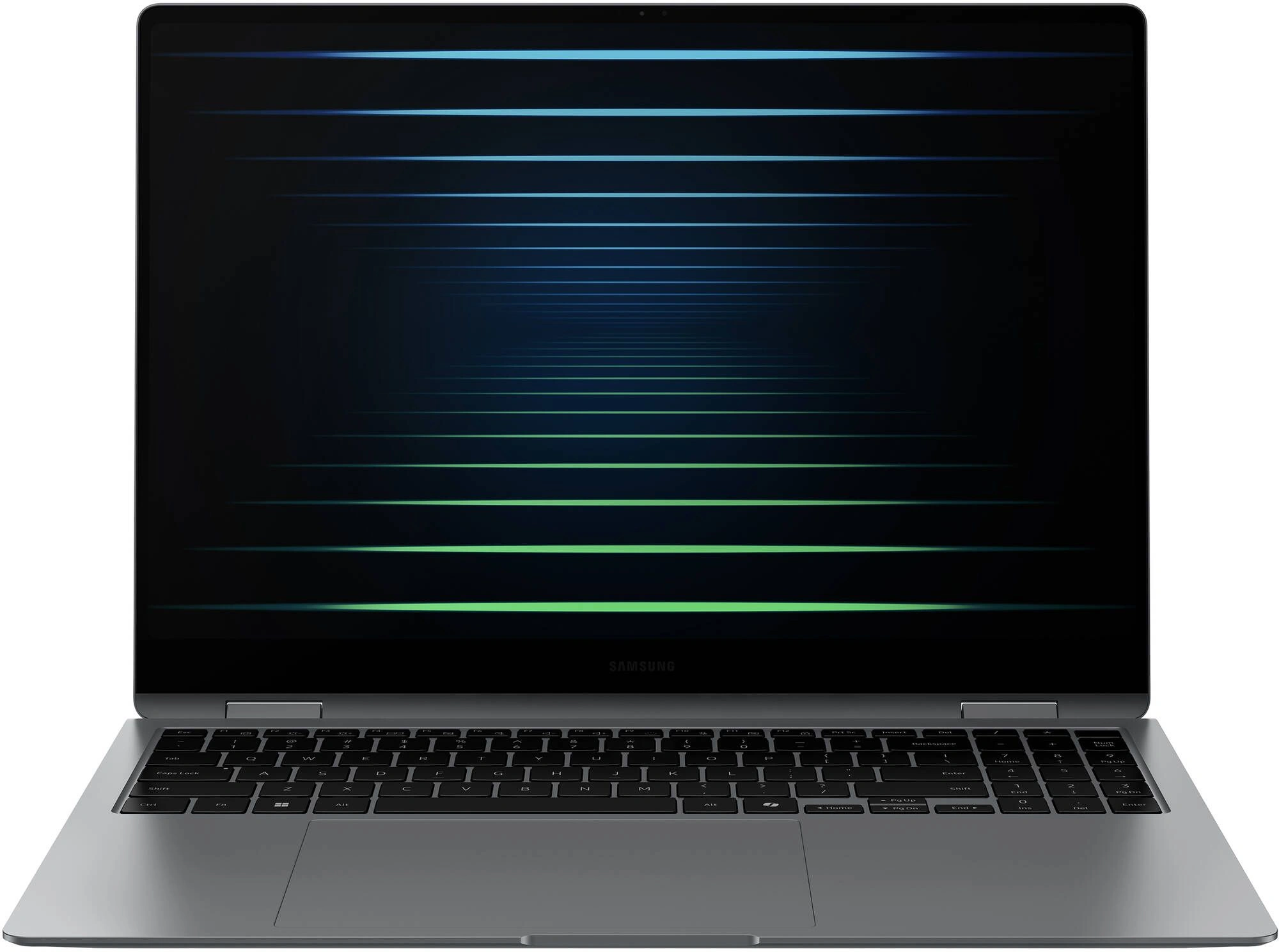 Ноутбук Samsung Galaxy Book 5 Pro 360 NP960 Core Ultra 7 256V 16Gb SSD512Gb Intel Arc 140V 16" AMOLED Touch 2.8K (2880x1800) Windows 11 Home grey WiFi BT Cam (NP960QHA-KG1IN)