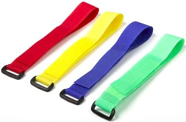 Хомут-липучка Lanmaster LAN-VCM180-GN 180x12мм (упак:20шт) нейлон/полиэтилен внутри помещений зеленый