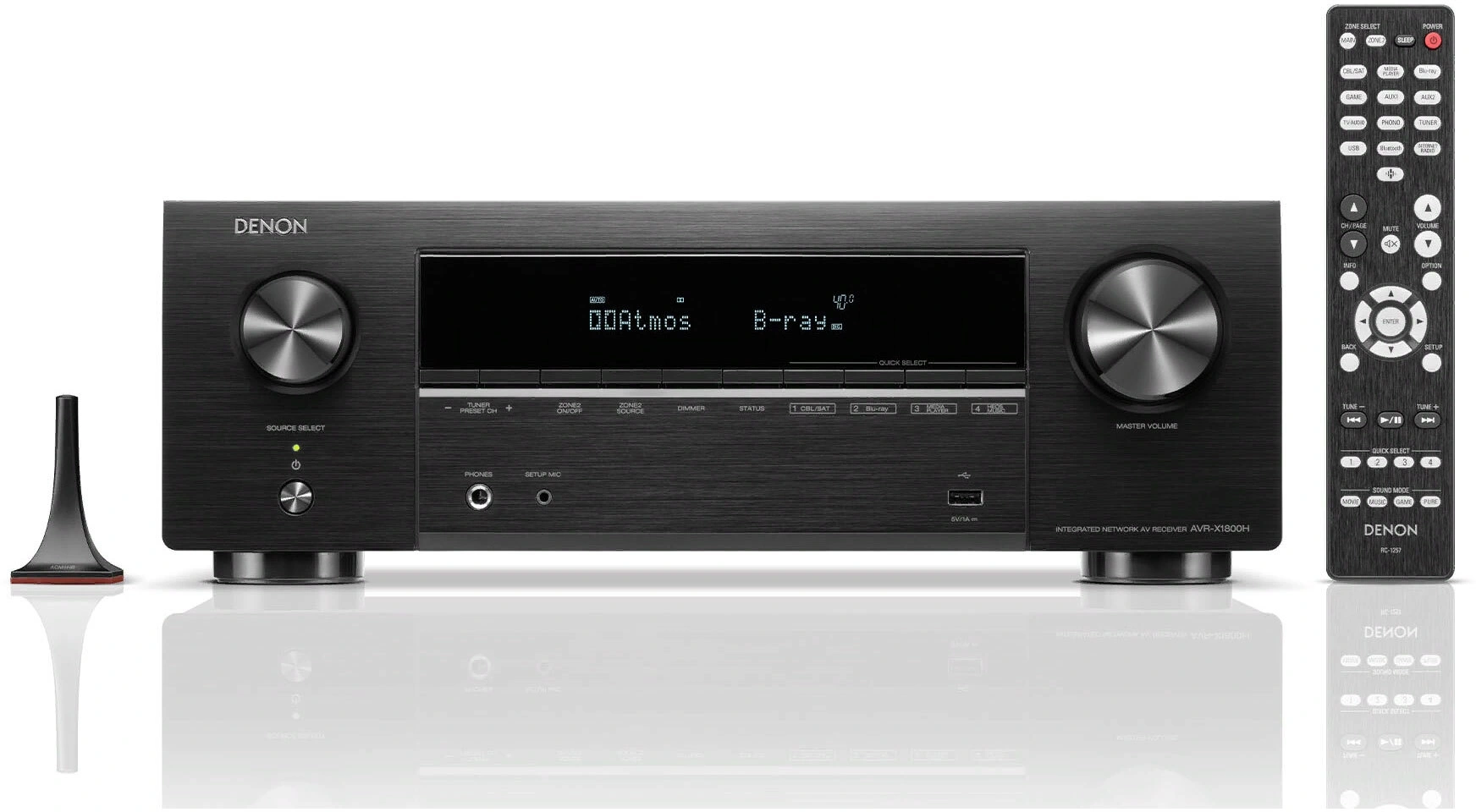 Ресивер AV Denon AVRX-1800HBK 7.2 черный
